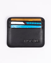 Leather Card Holder - Black